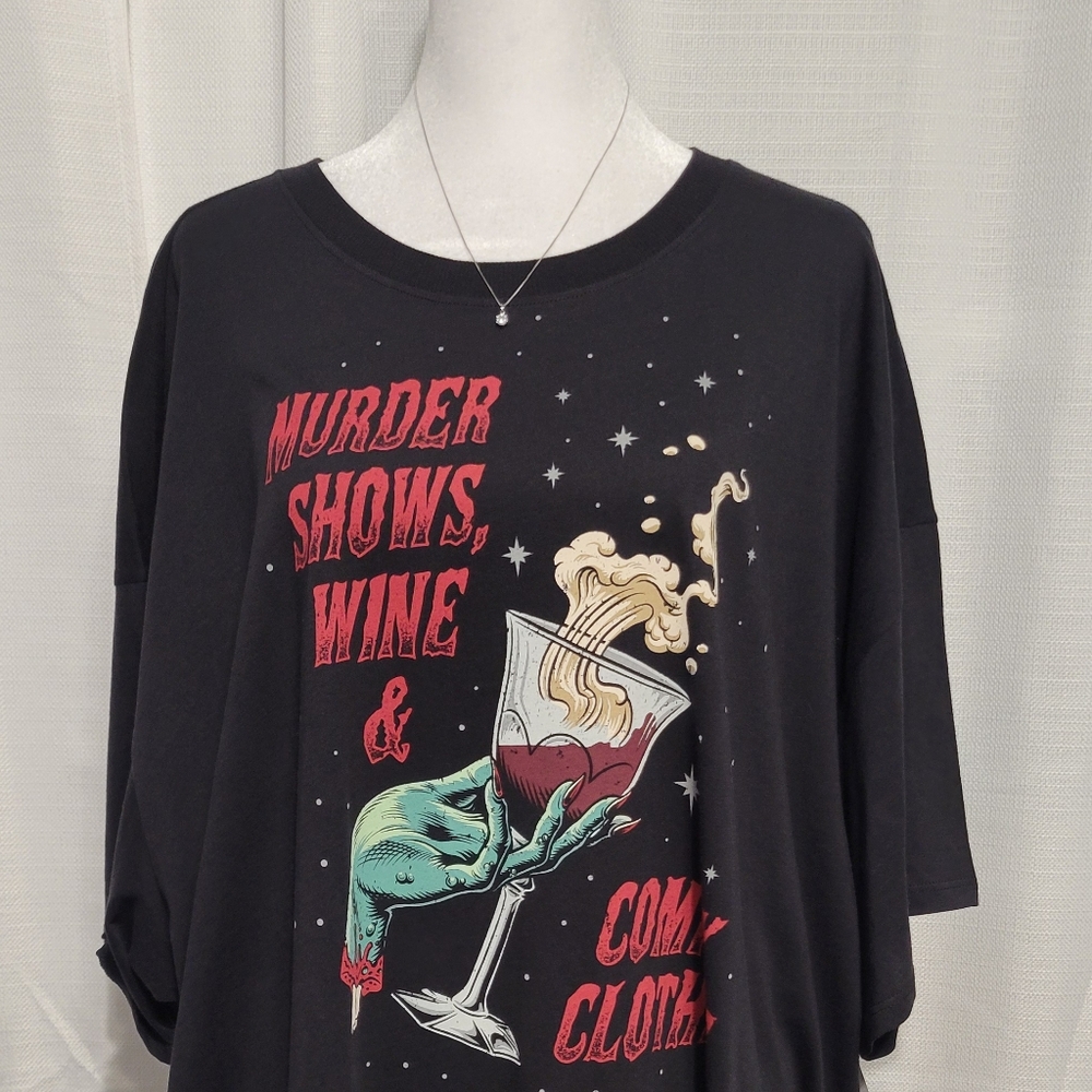 NEW! Murder Shows Oversized Cotton Tee